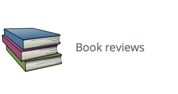 Colorful illustration of a stack of three books, one red, one blue, one green.